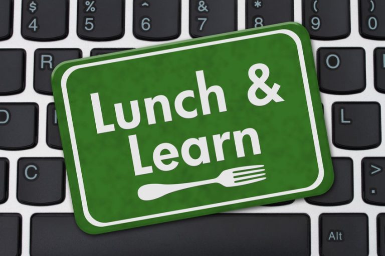 Lunch and Learn Ideas for 2019 - Parent and Professional